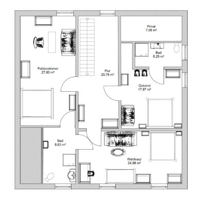 Grundriss Obergeschoss